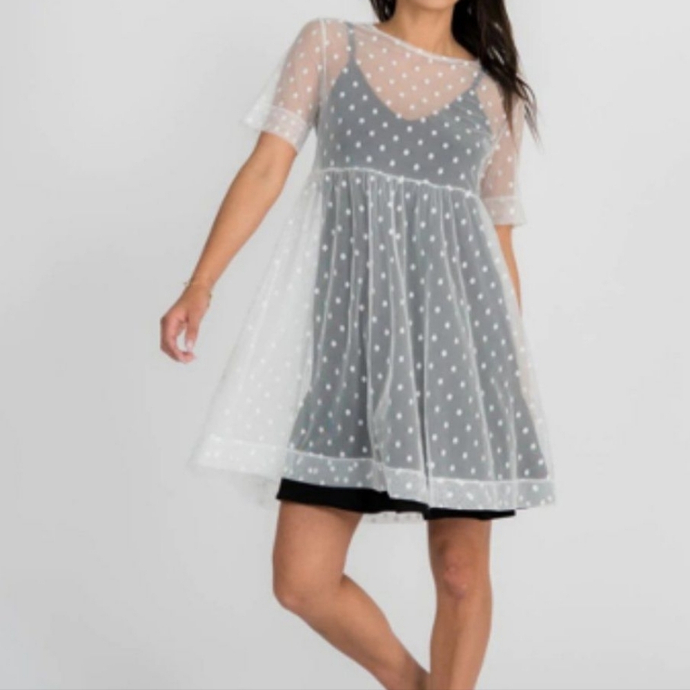 Agnes & Dora Mesh Dress Cover Up